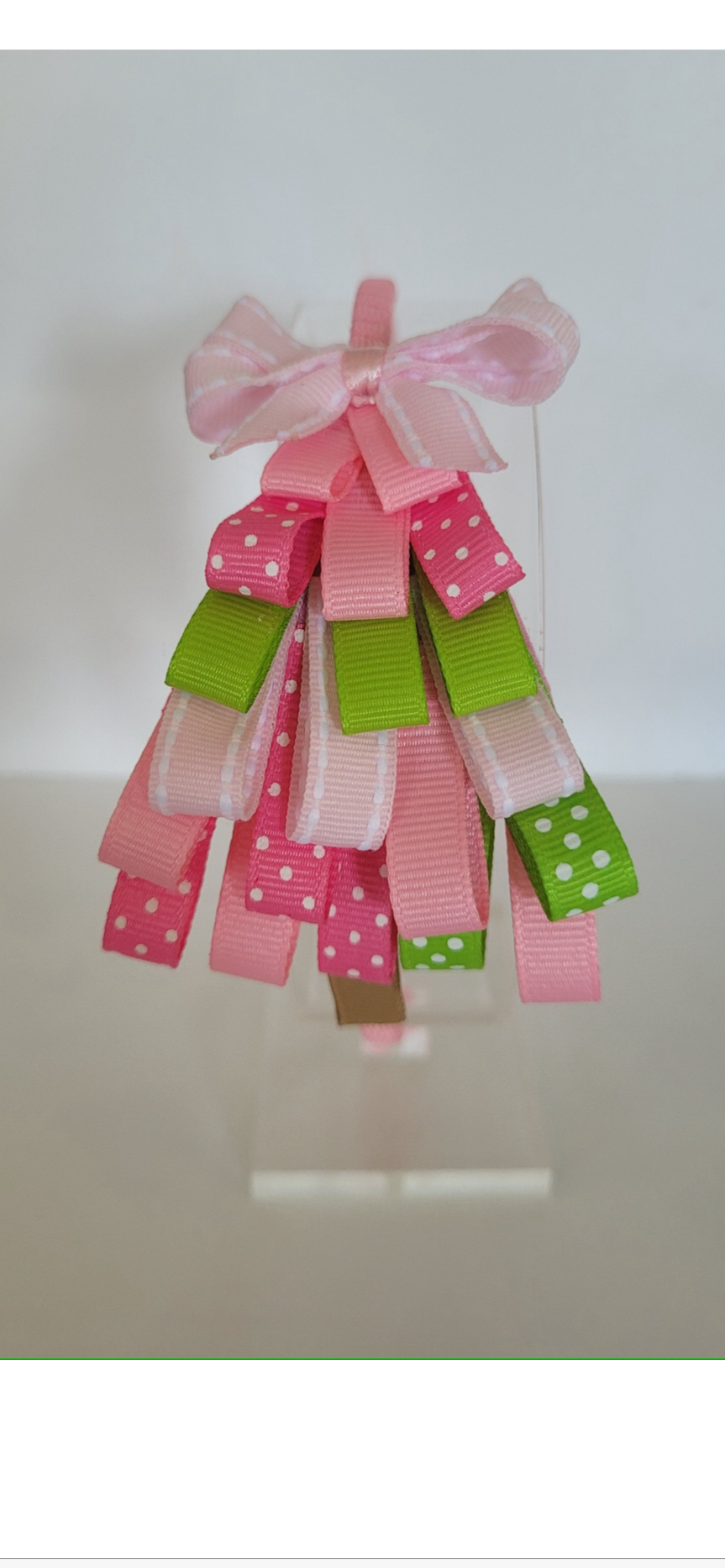 Ribbons Xmas tree headband