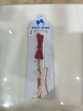 Load image into Gallery viewer, 2 pack wee velvet bow headband
