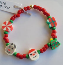 Load image into Gallery viewer, Christmas beaded bracelet
