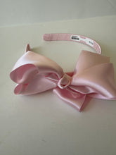 Load image into Gallery viewer, Satin bow headband
