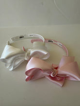 Load image into Gallery viewer, Satin bow headband
