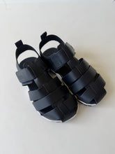 Load image into Gallery viewer, Navy leather sandal
