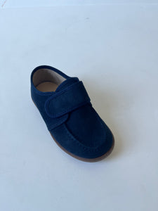 Navy top sider with velcro