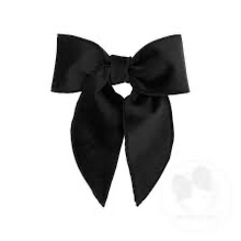 Load image into Gallery viewer, Velvet fabric bow with twisted wrap and whimsy tails
