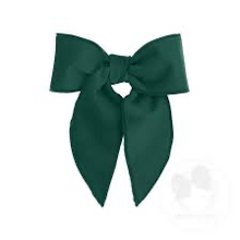 Load image into Gallery viewer, Velvet fabric bow with twisted wrap and whimsy tails
