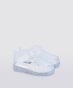 Tobby clear white jellie sandal