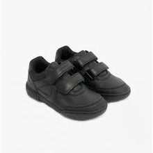 Load image into Gallery viewer, Black leather with double velcro sneaker JPoseidon
