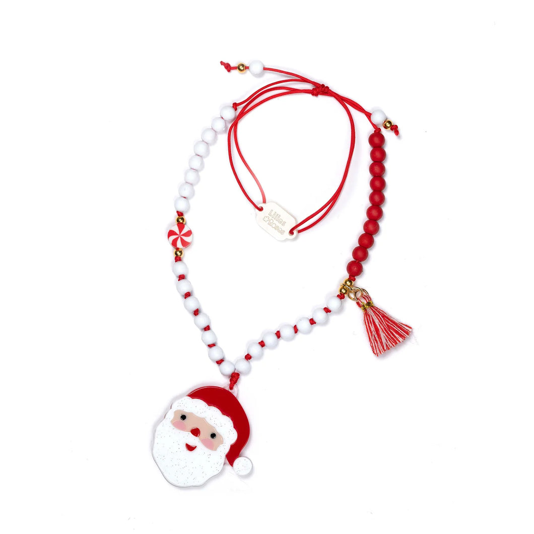 Santa red necklace