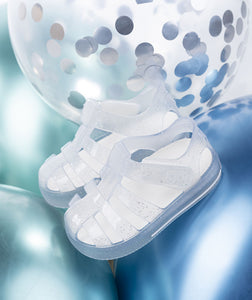 Star clear glitter fisherman  jellie sandal