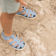 Load image into Gallery viewer, Bay blue fisherman jellie sandal
