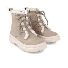 Load image into Gallery viewer, Taupe boot with fur details
