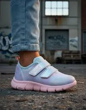 Load image into Gallery viewer, Multicolor and pink sneakers
