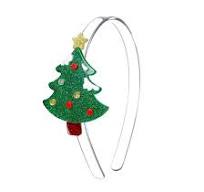 Festive Christmas tree headband