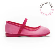 Load image into Gallery viewer, Pink canvas mary jane
