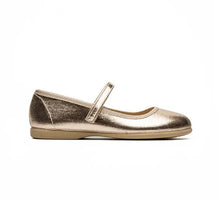 Load image into Gallery viewer, Mila gold metallic mary janes
