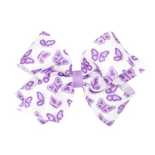 Load image into Gallery viewer, Butterfly print grosgrain bows
