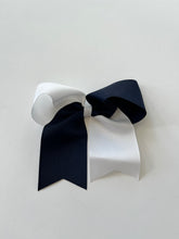 Load image into Gallery viewer, Two tone grosgrain cheer bow
