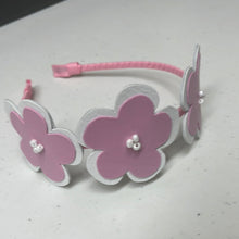 Load image into Gallery viewer, 3 flower headband
