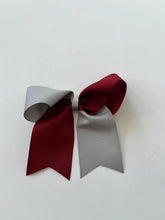Load image into Gallery viewer, Two tone grosgrain cheer bow
