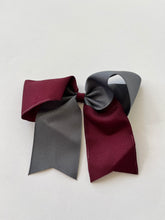 Load image into Gallery viewer, Two tone grosgrain cheer bow
