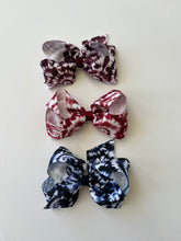 Load image into Gallery viewer, School colors tie-dye grosgrain bows
