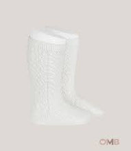Load image into Gallery viewer, Perle openwork knee high socks

