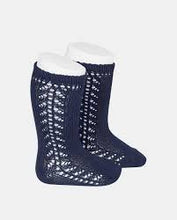 Load image into Gallery viewer, Perle openwork knee high socks
