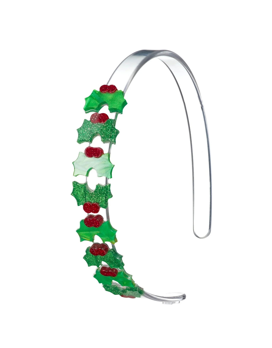 Mistletoe pearlized glitter headband