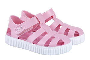Nico pink with white sole fisherman jellie sandal