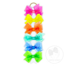 Load image into Gallery viewer, Waterproof Colored Vinyl Bow with Plain Wrap
