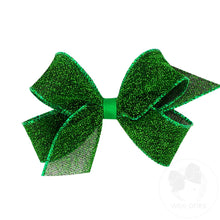 Load image into Gallery viewer, Textured glimmer and sparkle bow
