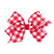 Load image into Gallery viewer, Plaid printed grosgrain bows
