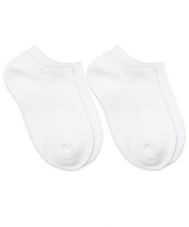 White no-show socks (2 pair pack)