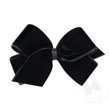 Load image into Gallery viewer, Classic velvet with satin overlay bow
