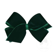 Load image into Gallery viewer, Classic velvet with satin overlay bow
