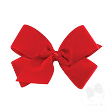 Load image into Gallery viewer, Classic velvet with satin overlay bow
