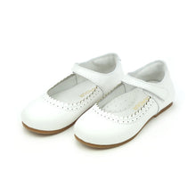 Load image into Gallery viewer, White scalloped mary jane
