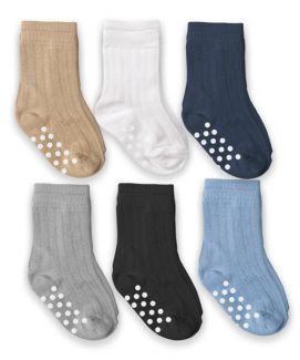 6 pair of crew  baby socks