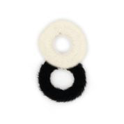 Faux fur scrunchies(pair)
