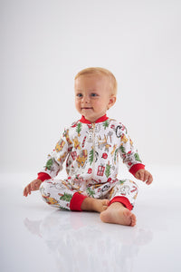 Christmas printed baby pajama