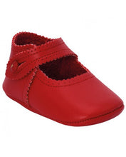 Load image into Gallery viewer, Leather mary jane crib shoes
