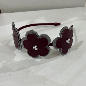 3 flower headband