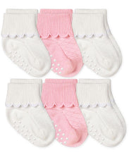 Load image into Gallery viewer, Scalloped edge socks(3 pairs)
