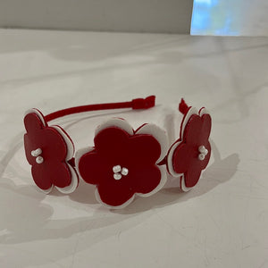3 flower headband