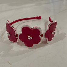 Load image into Gallery viewer, 3 flower headband
