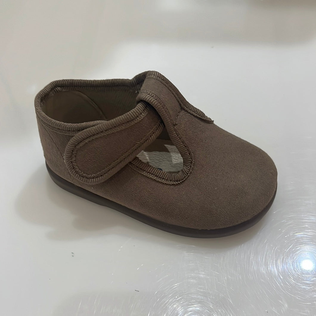 Taupe serratex tstrap
