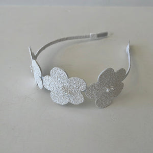 3 flower headband