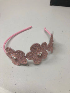3 flower headband