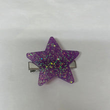 Load image into Gallery viewer, Star resin hair clips
