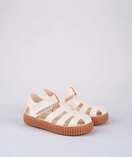 Load image into Gallery viewer, Nico ivory with caramel sole fisherman jellie sandal
